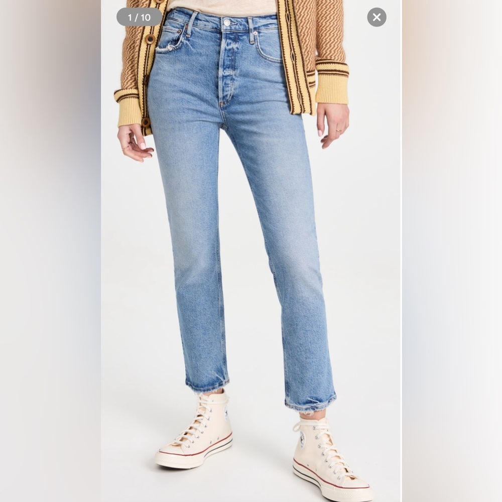 Agolde Riley High Rise Jeans - Picture 2 of 8